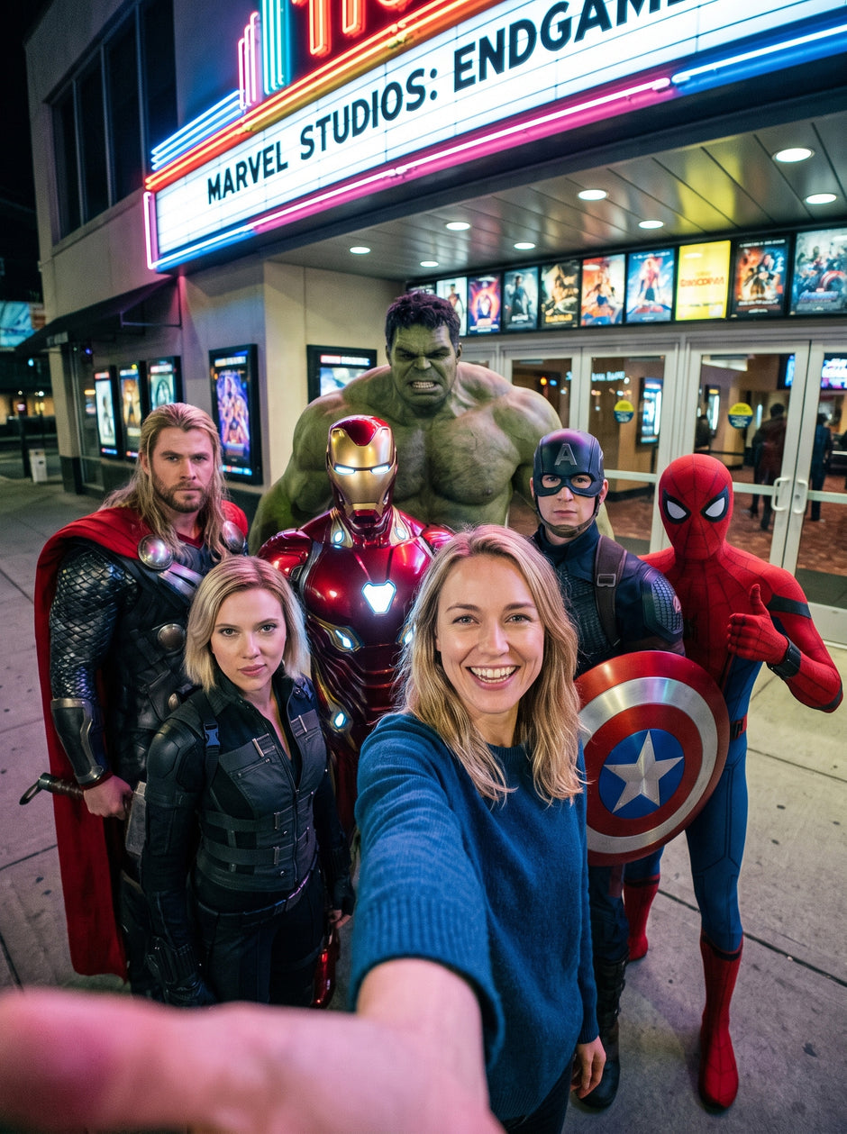 Selfie With Superheros Studio