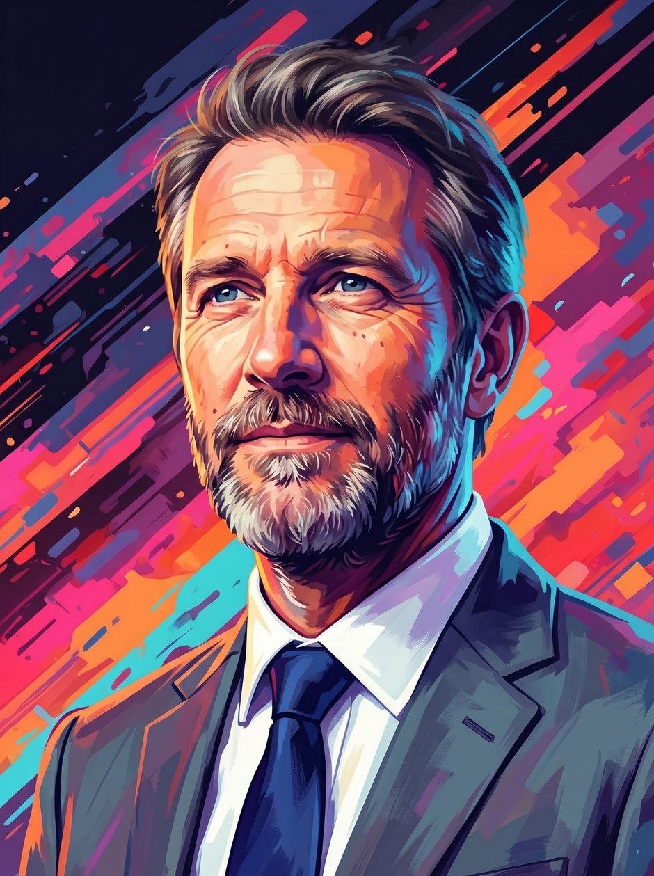 Vibrant Pop Portrait